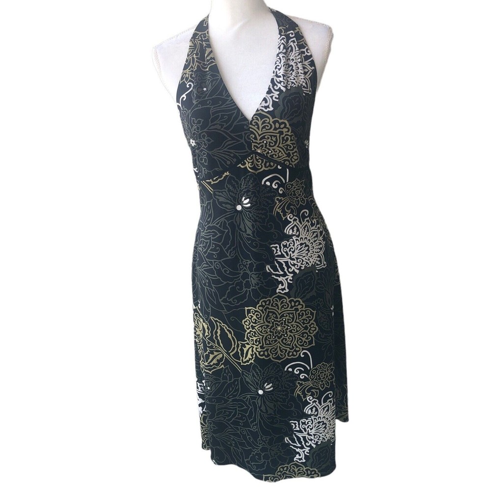 Y2K Mixit Floral Halter Polyester Dress P29